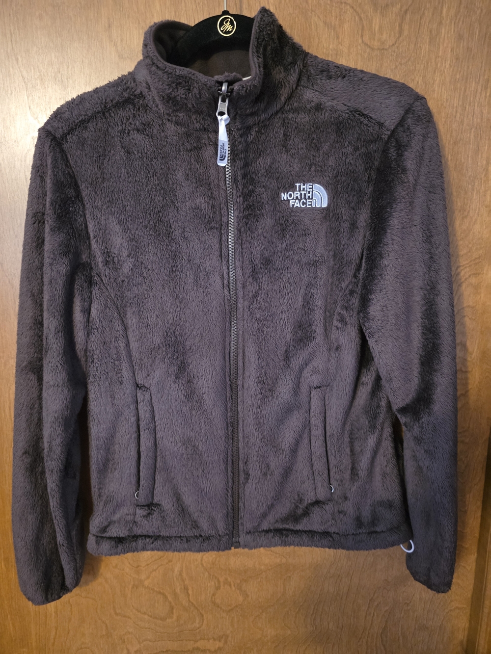 The North Face Women's Plush Full-Zip Jacket in Dark Brown
